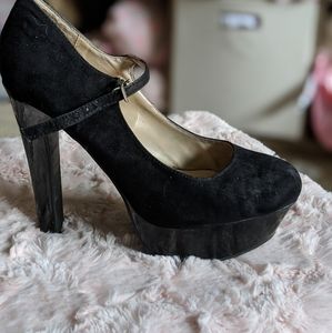 G by guess platform heels
